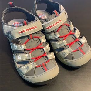 Boys Paw Patrol Sandals size 12